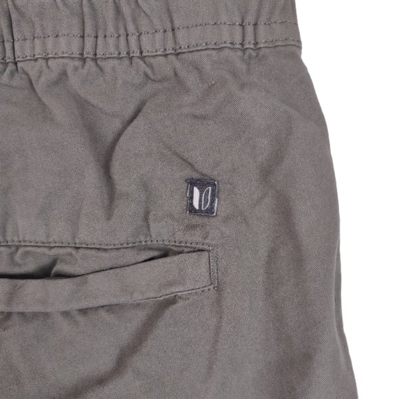 Linksoul Casual Golf Pants Drifter Lounge Flat Front Drawstring Green Cotton - Picture 5 of 9